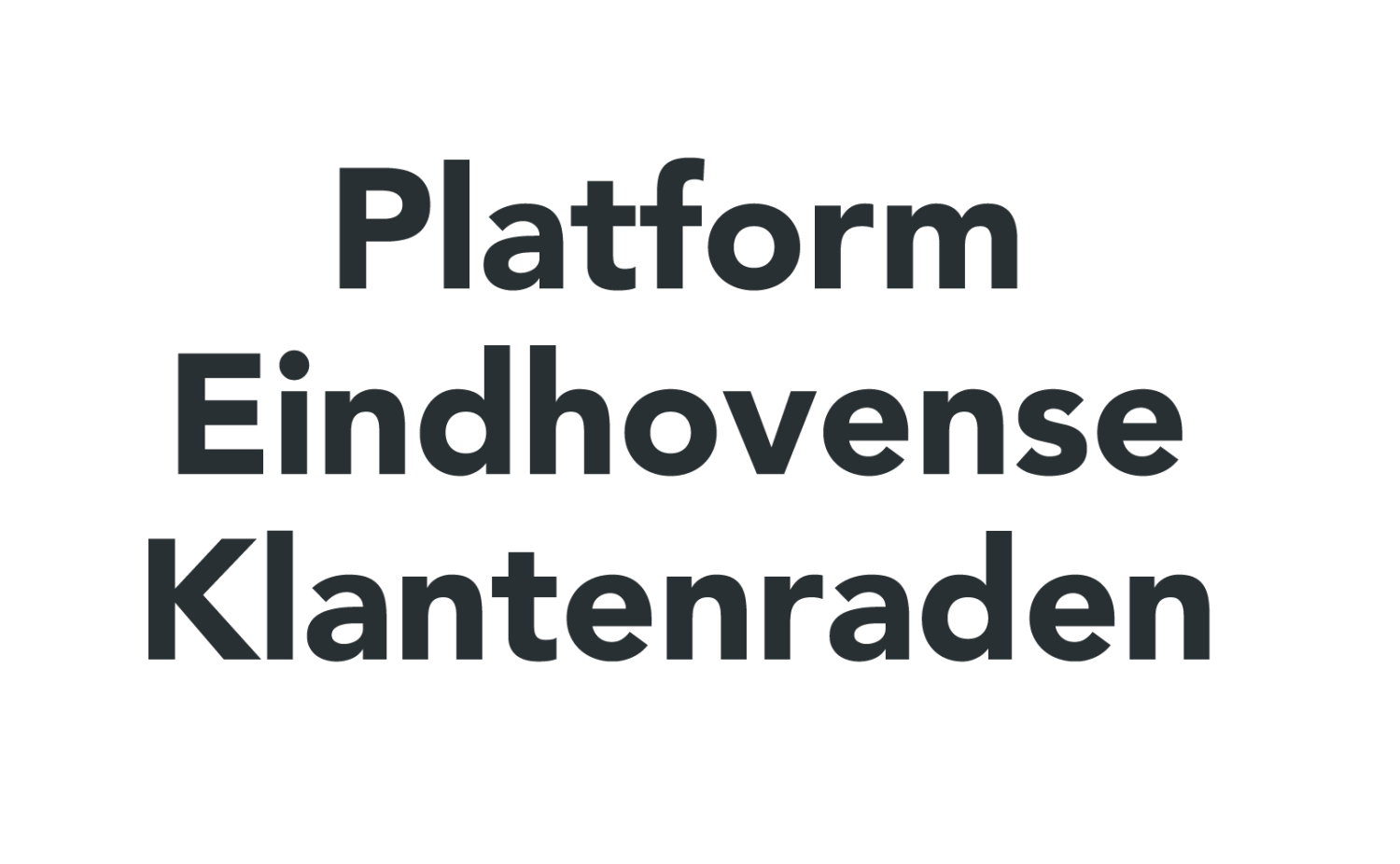 Logo Platform Eindhovense Klantenraden